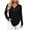 Black, variant on Button Up Shirt Women Royal Blue Single Snap V Neck Oversized Outdoor Layer Blouse Blue XXL