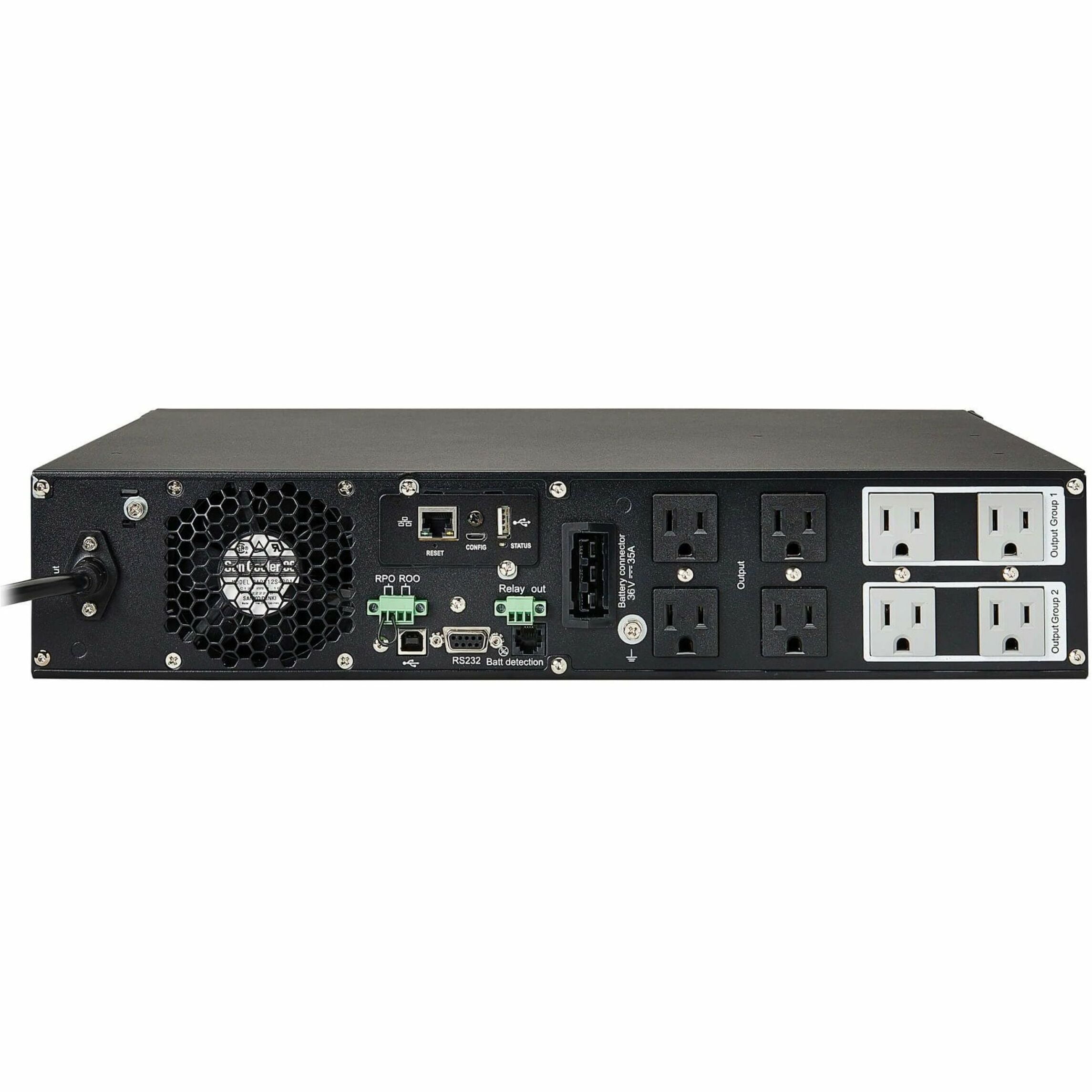 Tripp Lite UPS Smart Online 1000VA 900W 120V LCD USB DB9 WEBCARDLX 2URM (SU1000RTXLCD2UN)