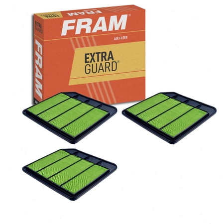 3 pc FRAM CA11002 Extra Guard Air Filters for 33-2463 9340 A48225 CK4Z-9601-A FA 1916 SA11946 WAF9916 Intake Inlet Manifold Fuel Delivery Filters