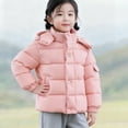 thumbnail image 2 of PINQI Girls Winter Puffer Coats Quilted Waterproof Hooded Ski Jackets Kids Insulated Thick Zip up down Outwear with Pockets, 2 of 3