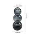 thumbnail image 3 of KOYPTL Glass Bubble Vases for Flowers Unique Cute Single Flower Vase for Centerpieces Funky Aesthetic Vase Skinny Bud Vase Cool Groovy Decor for Living Room Bedroom Office Tabletop, 3 of 6