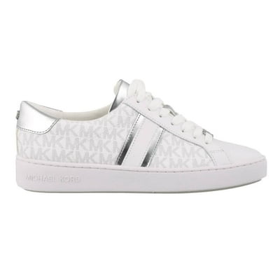 Irving logo and metallic leather best sale stripe sneaker