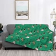 thumbnail image 2 of Fotbe Duck Mallard Flying Pose Manta de Franela con Estampado, Manta Ultrasuave para Cama, Sofá, Auto, Hipoalergénica y Antibolitas-40"x30", 2 of 6