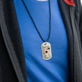 thumbnail image 3 of Wine From Around the World Military Dog Tag Pendant Necklace with Cord, 3 of 5