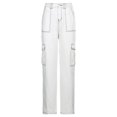 thumbnail image 2 of Y2K Poches Jeans Amples Mode 100 % Coton Pantalons en Denim pour Femmes, 2 of 9