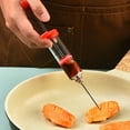 thumbnail image 5 of Meat Injector Syringe, Yghoky Meat 1 Oz Plastic Marinade Turkey Kit 2 Marinade Needles for Bbq Grill, 5 of 9