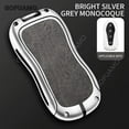 thumbnail image 6 of For Geely B 4 buttons New Emgrand GS X6 SUV EC7 Car  Accessories Zinc alloy+leather Car Key Case Cover Holder Protective Shell, 6 of 13
