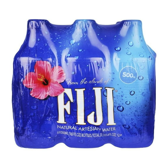 Agua Fiji 6 botellas de 500 ml c/u