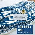 thumbnail image 6 of Papa Gifts from Grandkids, Grandchildren, Gifts for Grandpa, Throw Blanket for Grandfather, Presents from Granddaughters Grandsons for Father''s Day, Birthday, Christmas - 50" x 60", 6 of 6