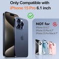 thumbnail image 2 of MYKOMI for iPhone 16 Pro Wallet Case with Card Holder, 2 Tempered Glass Screen Protector, Protective Shockproof Hidden Card Slot Slim Case 6.3 inch, 2 of 6