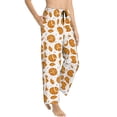 thumbnail image 2 of Xecao Yellow Biscuit Women's Straight Lounge Pajama Pants: The Epitome of Relaxed Sleepwear, 2 of 9