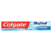 Colgate Max Fresh Travel Size Toothpaste with Mini Breath Strips, Cool Mint - 2.5 oz