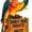 Cheer Summer, variant on 17.7'' Resin Solar Parrot Garden Light Ground Stake, Waterproof Outdoor Solar Stake Light Tropical Yard Decor for Patio, Lawn, Pathway Flower Bed, Unique Gift for Gardeners