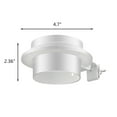 thumbnail image 3 of Dvkptbk Solar Light Solar Wall for Stage, LED Lights Outdoor, Wall Lamp for Holiday Party Decoration, Solar Powered Garden Lights for Walkway Lighting & Ceiling, 3 of 6