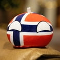 thumbnail image 3 of Countryballs Plushies Country Ball Plushies Polandball National Plush Pillow Mini Pendant Stuffed Toys Cute Keychain Anime Plushies for Kids (4inï¼, 3 of 8