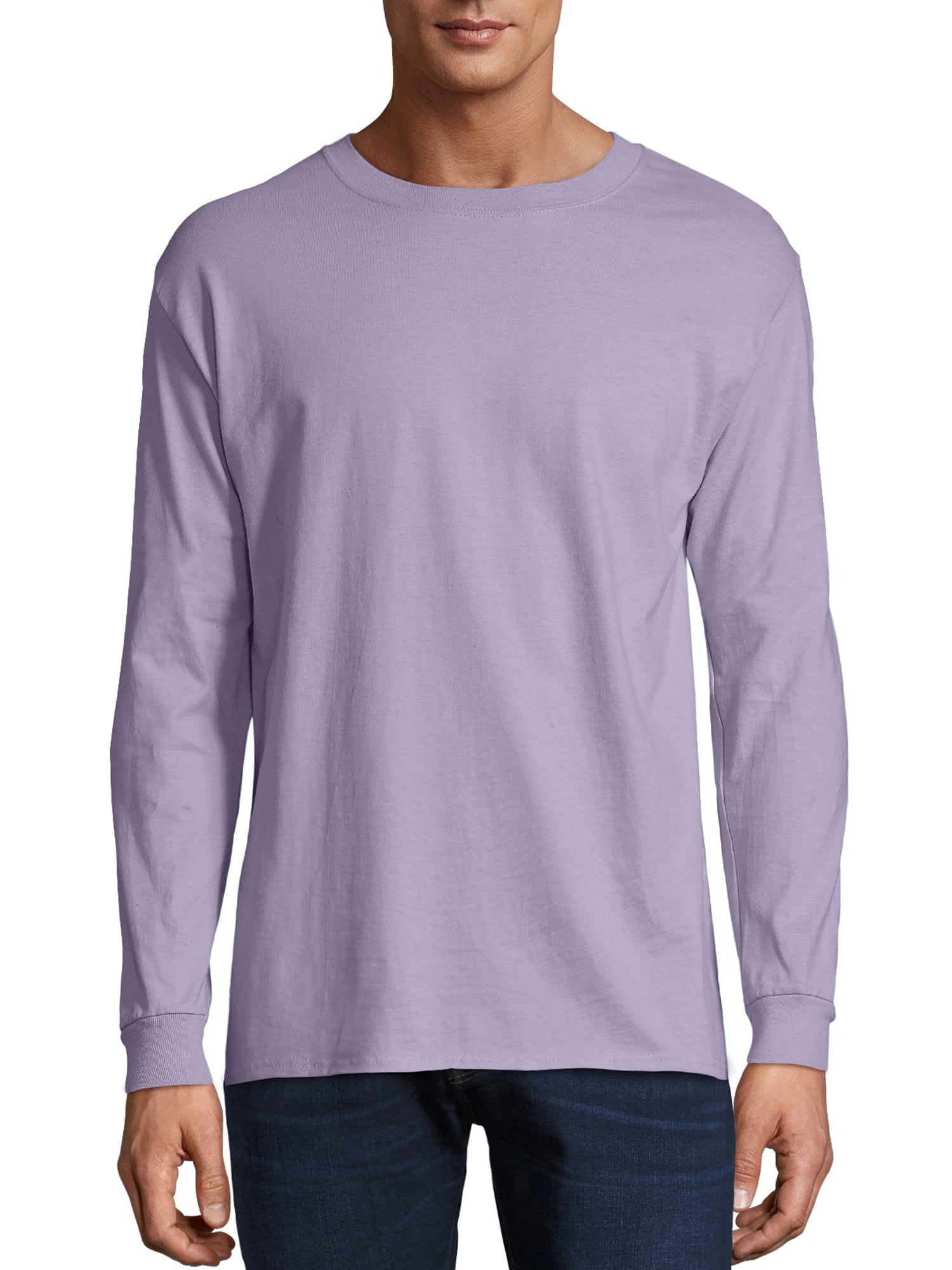 hanes beefy t long