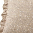 thumbnail image 5 of My Texas House Tan Floral Scallop 18" x 18" Outdoor Pillow, 5 of 7