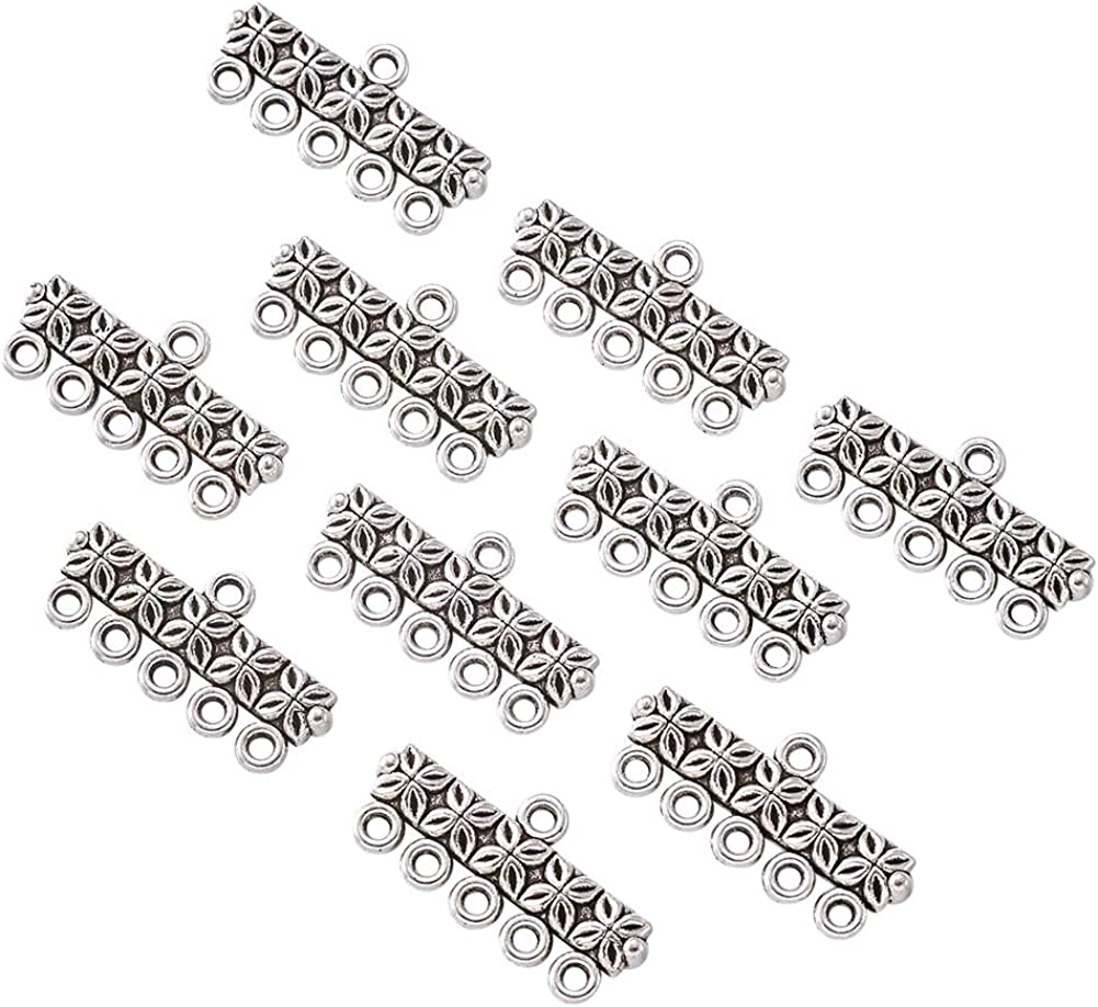 Hanru Tibetan Style Chandelier Components Links Alloy Connector Charms for Dangle Earrings Necklace Jewelry Making - image 1 of 10