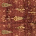 thumbnail image 1 of Ahgly Company Indoor Square Abstract Brown Modern Area Rugs, 7' Square, 1 of 4