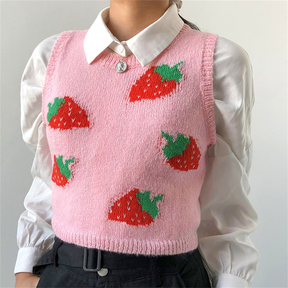 Millie Bobby Brown's Strawberry Sweater Vest Is Only $14