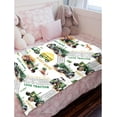 thumbnail image 5 of Yibo Truck Gifts for Kids Boy Girl Blanket Flannel Soft and Comfortable Anti-static Bed Sofa Blanket, 5 of 7