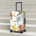 thumbnail image 6 of Fuzoiu Cartoon Monkey Print Suitcase Cover,Washable Luggage Covers for Suitcase,Elastic Luggage Protector Cover,Scratch Resistant Travel Suitcase Covers-X-Large, 6 of 7