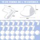 thumbnail image 2 of 30 Piezas Protector Esquinas - Antiadherentes, Duraderos y Suaves - Protegen Esquinas Afiladas - 15 Redondos y 15 en L - esquineros, Protector de Mesa, 2 of 4