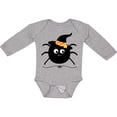 thumbnail image 3 of Inktastic Halloween Witch Spider Girls Long Sleeve Baby Bodysuit, 3 of 5