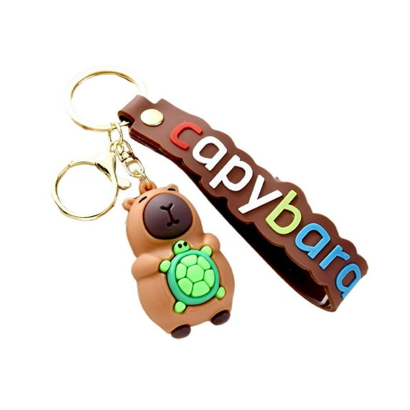 ZOUBAOQ Keychain,Capibara Gift Stuff and Party favors,Cute Resin Bag Charm,for Birthday,Lovely Decoration for Backpack,Handbag,Purse,Carkey,Perfect for Lovers,Women