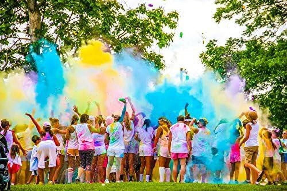Color Powder Blue - 5 Pounds - Perfect for Colorful Fun Runs, Youth Group Color Games, Color Wars, Holi Festivals and More!