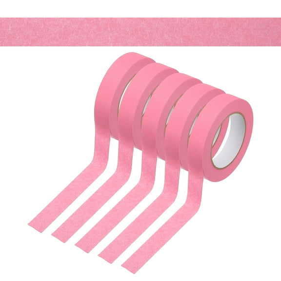 1 Inch x 275 Yards Painters Tape, Adhesive Masking Tape Paint Tapes for Wall Painting DIY Artist Craft Arts Decoration Labeling, Pink