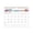 A, variant on erdimoy 2027 Wall Calendar, 18‑Month Spiral Hanging Monthly Calendar, 14 inch × 11 inch, Large Blocks with Notes Section for Home Office Wall Desktop Organization