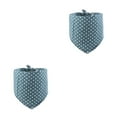 thumbnail image 2 of Methold Bufanda de baba para mascotas, 4 estaciones, cálido, adorable, lavable, Triangular, accesorios de toalla para cuello de 25-45cm, azul Azul oscuro 2piezas, 2 of 6