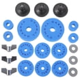 thumbnail image 4 of OULII 1 Set Drum Muffler Pad Blue Cotton Pad for Preventing Cymbals Colliding, 4 of 8