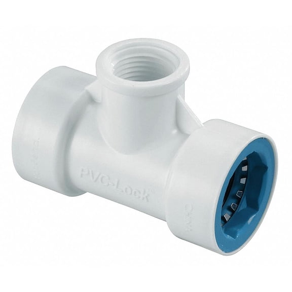 Hydrorain Tee,3/4 in. Tube x 1/2 in. FPT ,150 psi  07772