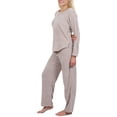 thumbnail image 5 of Jo & Bette Women’s Chenille Pajamas, PJ Lounge Shirt and Pants Set, 5 of 9