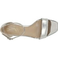 thumbnail image 2 of Sam Edelman Women's Daniella Heeled Sandal Soft Silver Specchio 6 Medium, 2 of 6