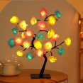 thumbnail image 2 of SURJDE Rose Tree Lamp, Tabletop Colorful LED Rose Flower Tree, Colorful Light Up LED Rose Tree Table Lamp, Artificial Flower Night Light Bedroom Decoration, Multi Color Light Decorative (Col, 2 of 7