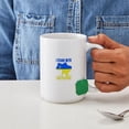 thumbnail image 4 of CafePress - Ukrainian Lover I Stand With Ukraine T Shirt Mugs - 15 oz Ceramic Large White Novelty Mug, 4 of 6
