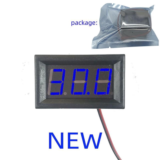 Mini Digital Voltmeter Tester Dc 4.5v To 30v 2-wire Mini Led Display Voltage Meter For Testing Car Motorcycle Battery Car