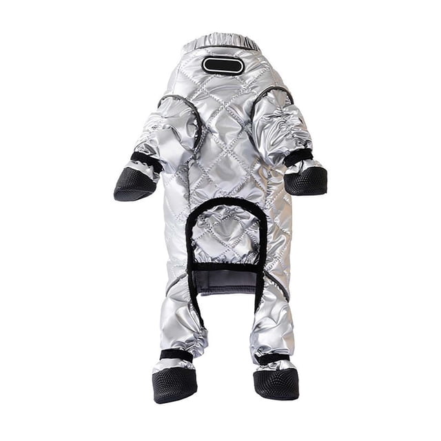 Winter Quilted Insulated Coat with Boots for Small Medium Dogs | Reflective Outdoor Water Jacket for