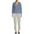 thumbnail image 5 of Time and Tru Women's Polo Sweater, 5 of 5