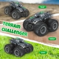 thumbnail image 4 of UQN Remote Control Car for Boys, Monster Truck Toys, Remote Control Car with Light and Spray, Christmas  Birthday Gifts for Kids Boys Girls Age 3-6 7-12, Gray, 4 of 8