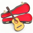 thumbnail image 3 of 2 Ensembles Mini Guitare Modèle Mini Guitare Décoration Mini Instrument Réaliste Cadeau, 3 of 8