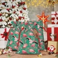 thumbnail image 6 of Honeii Tropical Flamingo Print Small Burlap Bags,Christmas Drawstring Treat Bags Gift Bags Reusable Candy Goodie Wrapping Bags for Holiday Party Favors Supplies -Medium, 6 of 9