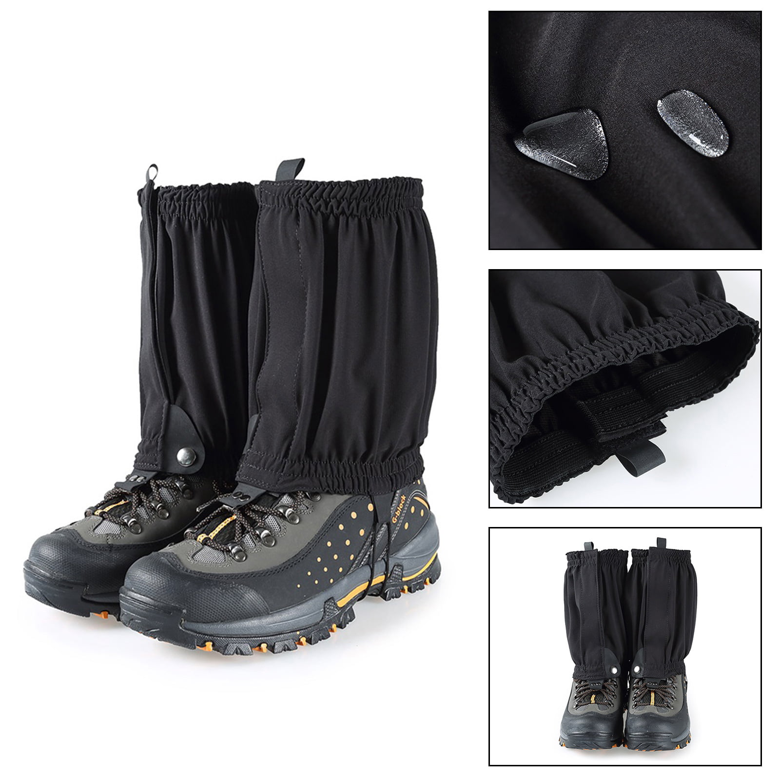 SM SunniMix Waterproof Walking Boot Snow Legging Gaiters Outdoor Mountain 