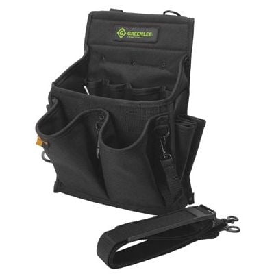 Greenlee Black,Tool Pouch,Ballistic Nylon 0158-15