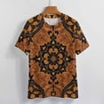 thumbnail image 4 of Paisley T-Shirt O Neck Oversize T-Shirts Short Sleeve Classic Tees Women Summer Graphic Tops, 4 of 5