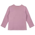 thumbnail image 2 of Lilax Girls' Round Neck Basic Long Sleeve Cotton T-Shirt Rose Pink 10 Years, 2 of 8