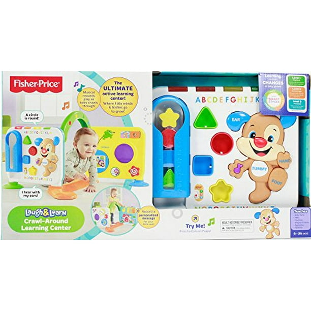 Fisher price laugh and on sale learn crawl around learning center